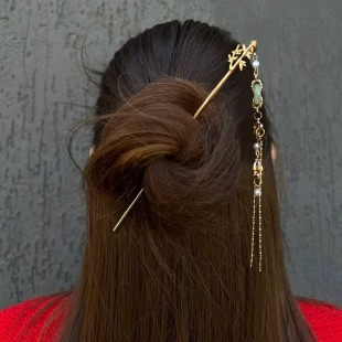 Металева шпилька для волосся "Свіжий бамбук"
